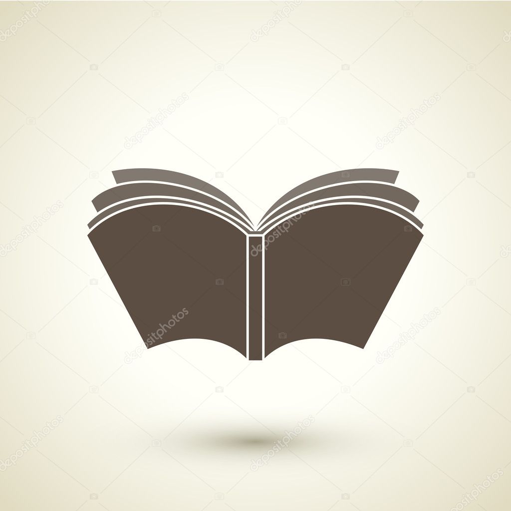 Vektorgrafiken Offenes Buch Symbol Vektorbilder Offenes Buch Symbol Depositphotos
