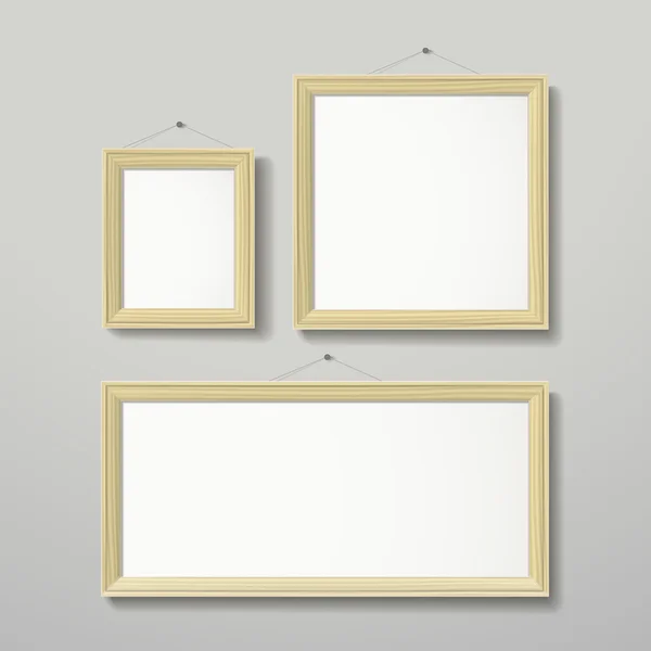 3D frame design vector for image or text — Stock Vector