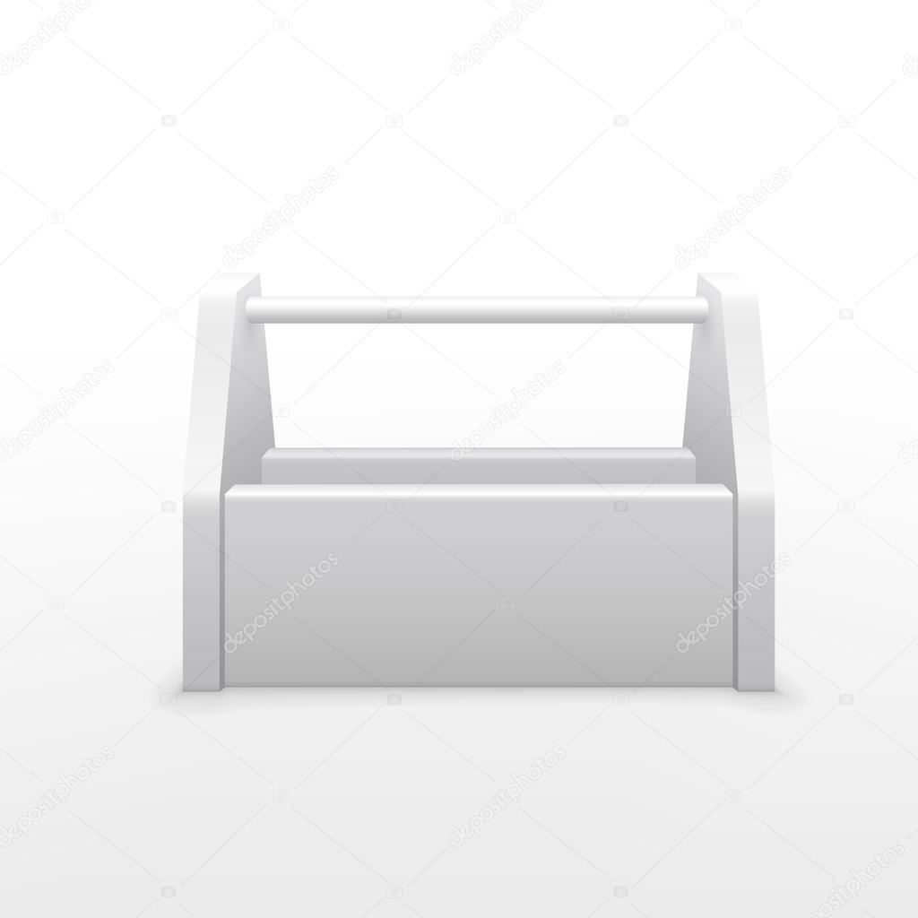 vector 3d blank tool box