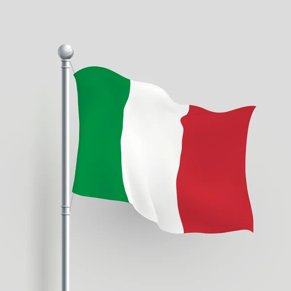 イタリアの旗を風します Vector Art Stock Images Depositphotos