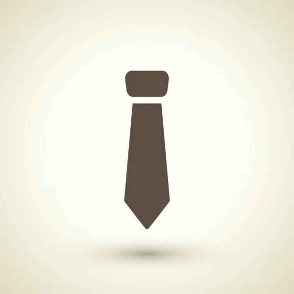 Icona cravatta stile retrò — Vettoriale Stock