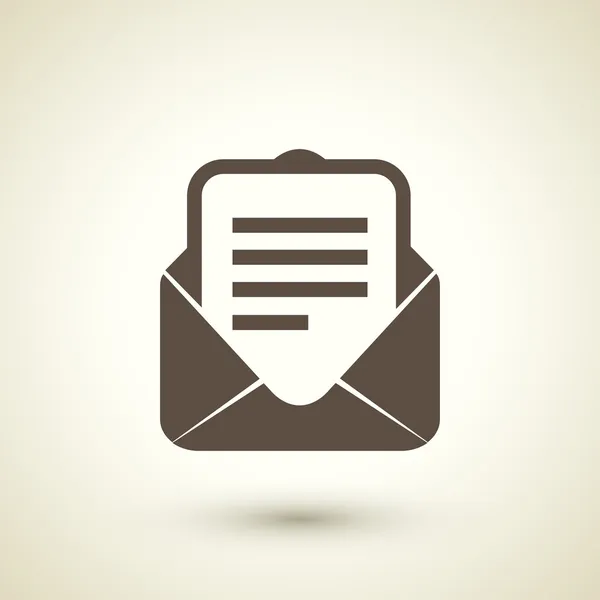 Retro style mail icon — стоковый вектор
