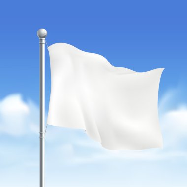 Boş beyaz bayrak