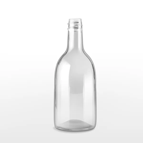 Leere Glasflasche — Stockvektor