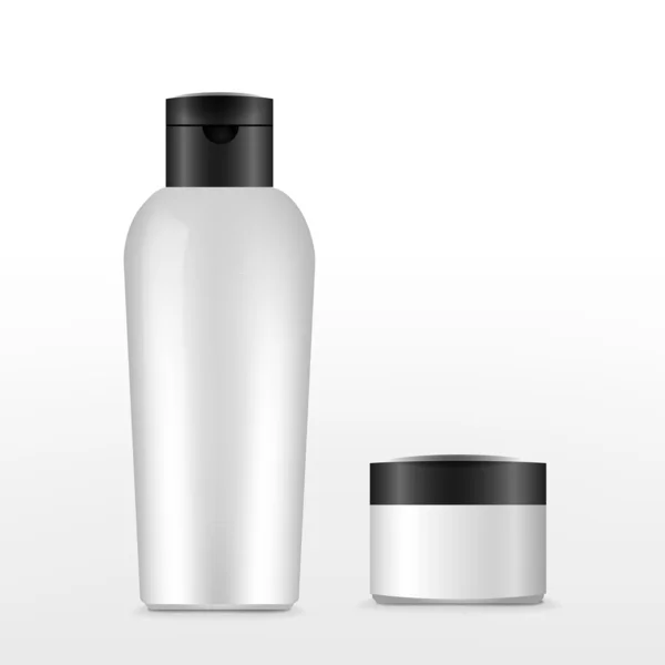 Embalagem de cosméticos em branco — Vetor de Stock