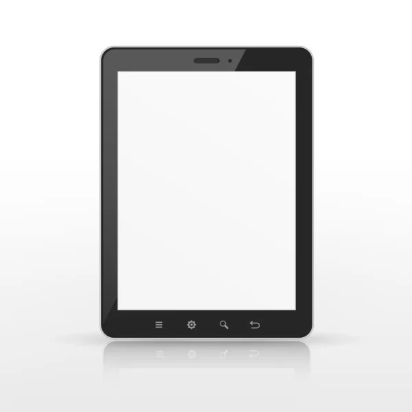 Realistic blank tablet template — Stock Vector