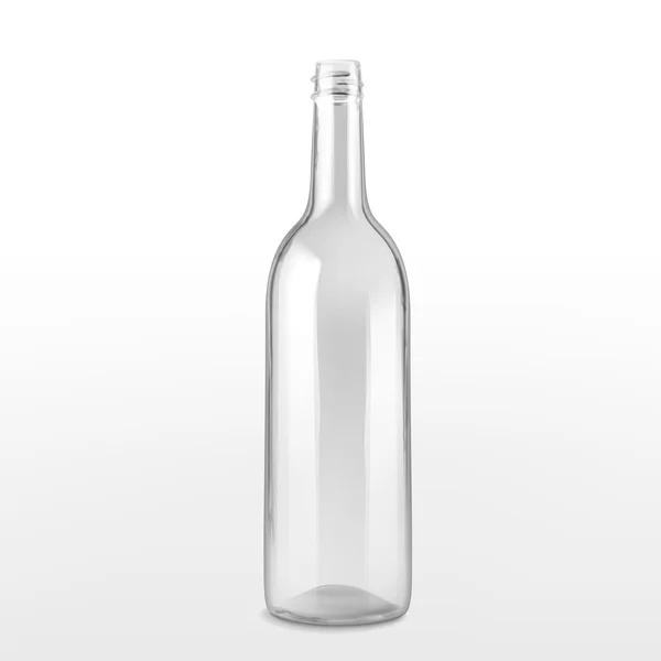 Prázdné skleněná láhev — Stockový vektor