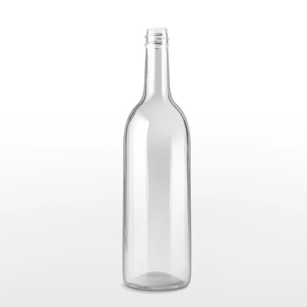 Bouteille en verre vide — Image vectorielle