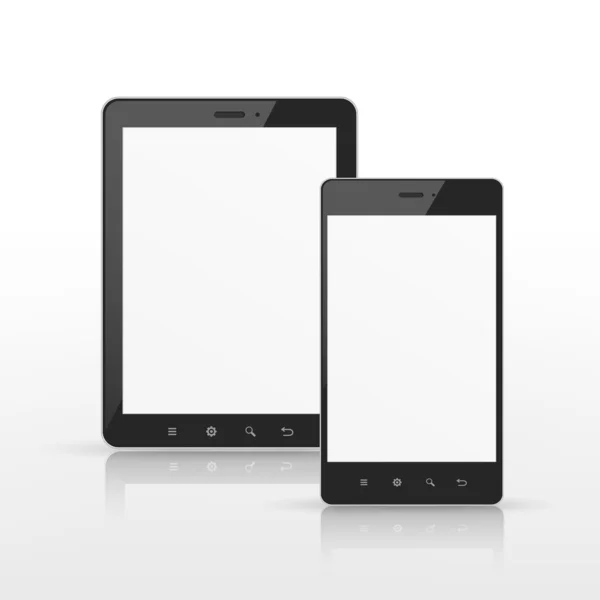 Smartphone und Tablet — Stockvektor