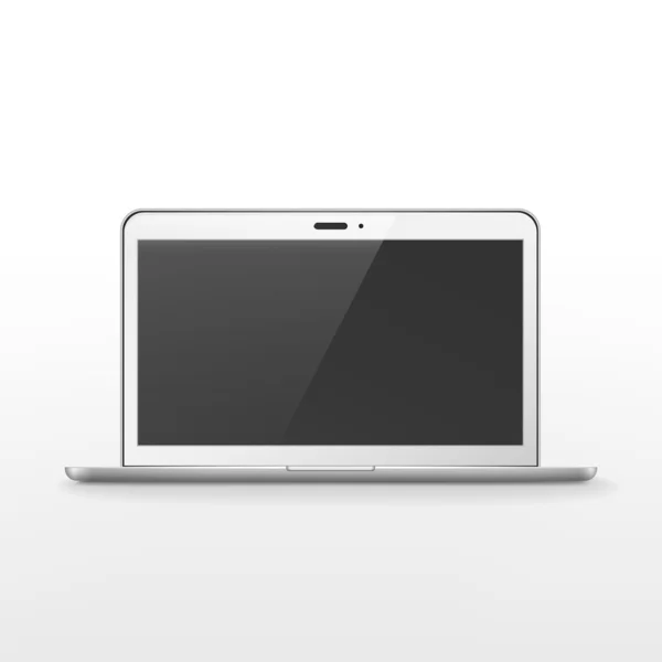 Moderner Hochglanz-Laptop — Stockvektor