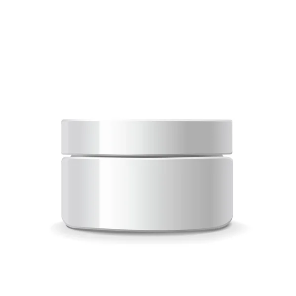 Lege cosmetische container — Stockvector