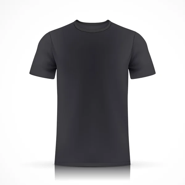 Black T-shirt template Royalty Free Stock Illustrations