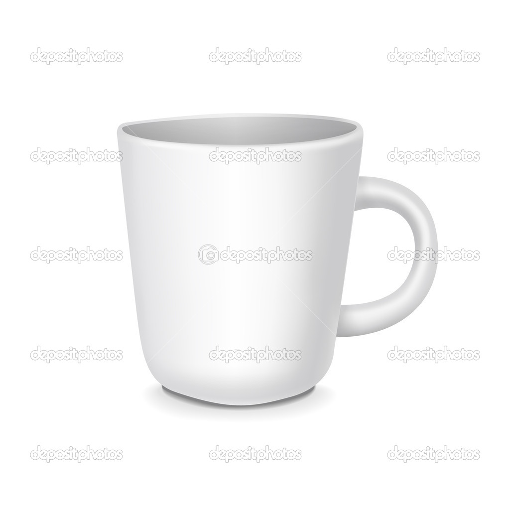 blank white cup
