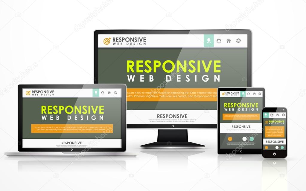 responsive web design in different devices