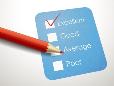 kene mükemmel onay kutusunda kırmızı kalemle yerleştirilir. 