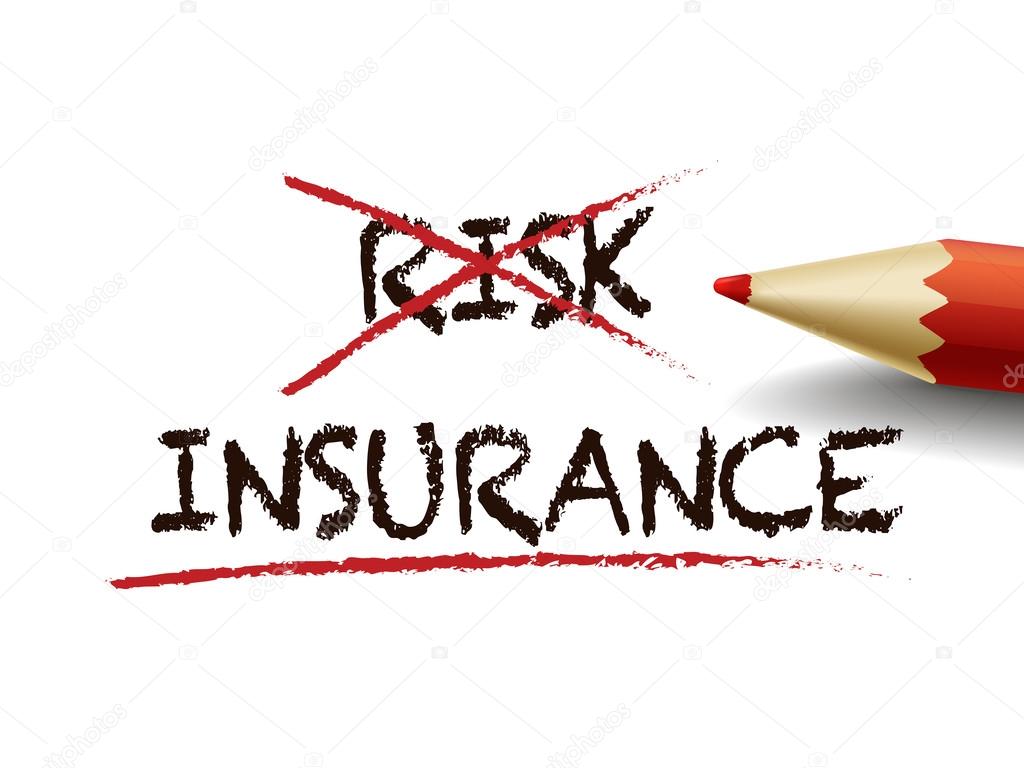 choosing insurance instead of risk with a red pen 
