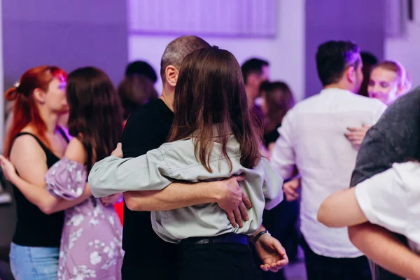 Charkov Ukrajina Lidé Tančí Bachatu Tanečním Parketu — Stock fotografie