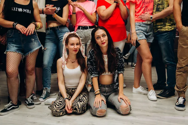 Харьков Украина Люди Танцуют Бачату Танцполе — стоковое фото