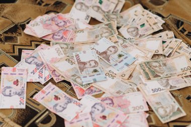 1000 Hryvnia 'nın banknotları. Ukrayna Hryvnia 'sı. Ukrayna Para Birimi