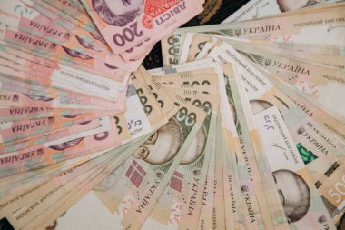 1000 Hryvnia 'nın banknotları. Ukrayna Hryvnia 'sı. Ukrayna Para Birimi