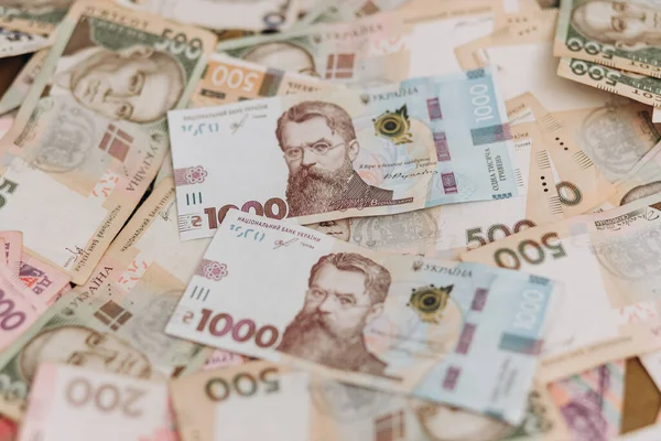 1000 Hryvnia 'nın banknotları. Ukrayna Hryvnia 'sı. Ukrayna Para Birimi