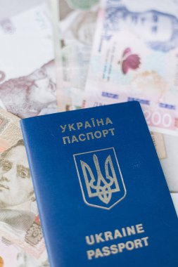 Ukrayna 'nın mavi pasaportu Hryvnia' da yatıyor.