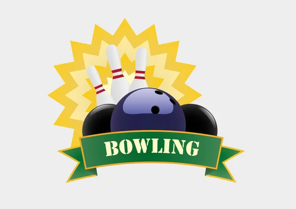 Bowling — Stok Vektör