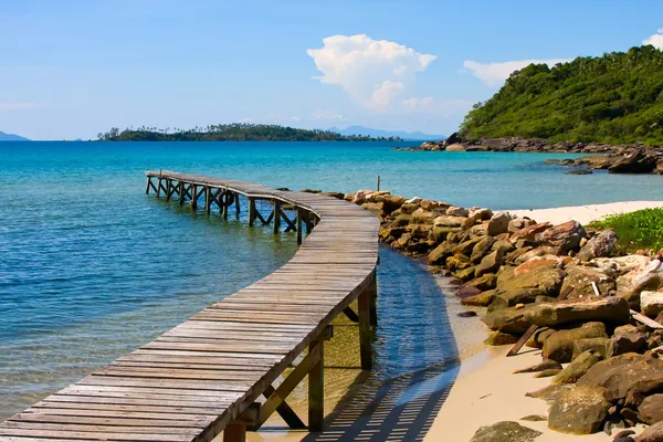 Schöner tropischer Strand, Thailand — Stockfoto