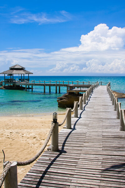 Beautiful tropical beach in Thailand