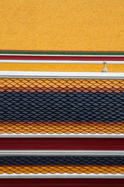 Texture of the thai temple roof