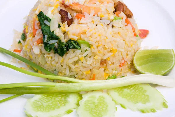 Seafood fried rice — Stock Photo, Image