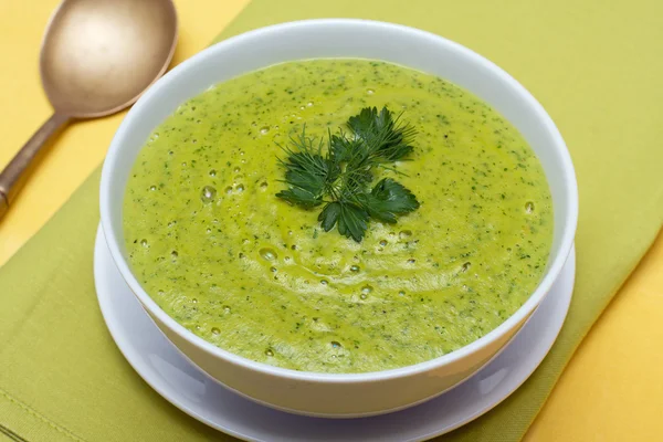 Zuppa di crema di spinaci — Foto Stock