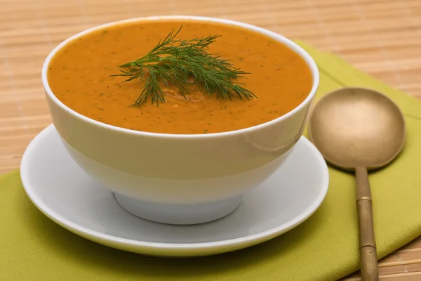 Soupe à la crème de légumes — Photo