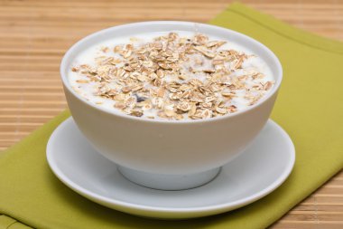 lezzetli ve sağlıklı granola veya müsli