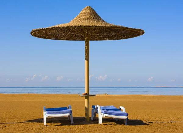 Praia no Egito — Fotografia de Stock