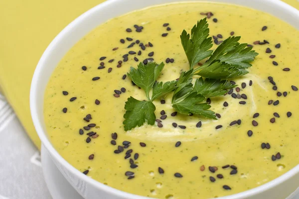 Spinach cream soup — Stock Photo, Image