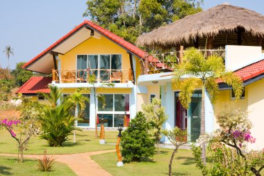 plaj bungalov, Tayland .