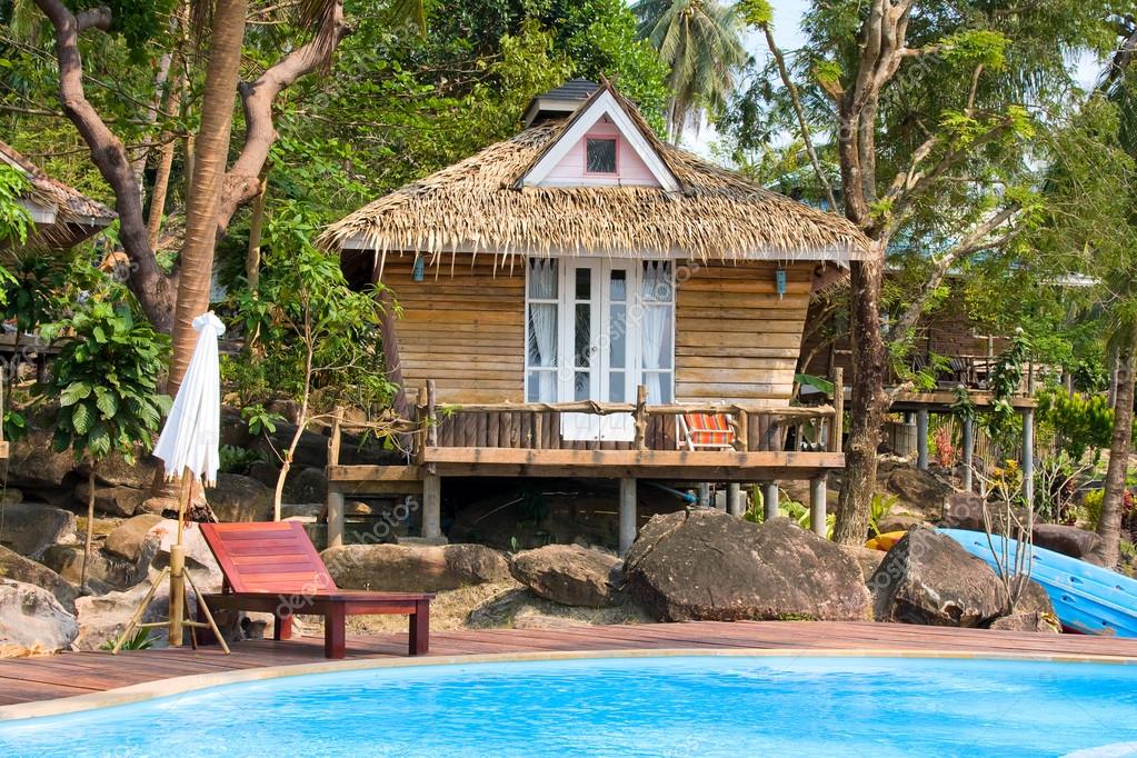 Beach bungalow , Thailand . Stock Photo by ©OlegDoroshenko 13283790