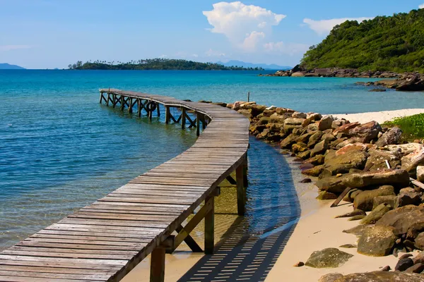 Piękne tropikalnej plaży, Tajlandia — Zdjęcie stockowe