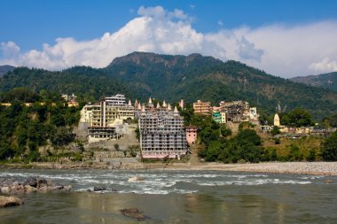 Yoga karmaşık rishikesh, uttaranchal, Hindistan