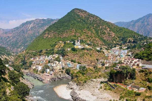 Devprayag, uttrakhand, indien. — Stockfoto