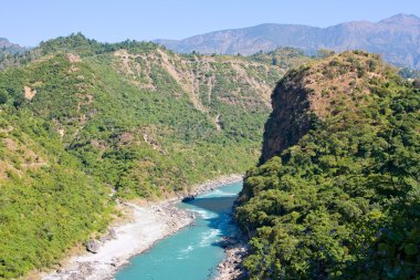 Himalaya Dağları Ganj Nehri