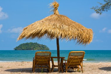 Güzel tropikal plaj