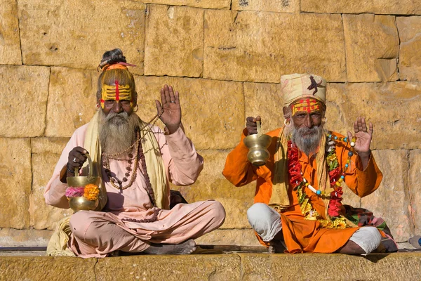 Sadhu indio (hombre santo ) —  Fotos de Stock