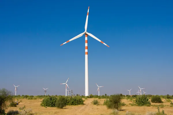 Windmolens, india — Stockfoto