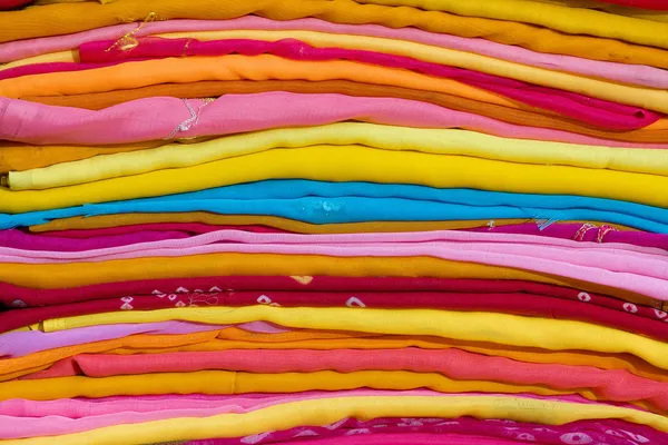 Блок барвисті тканини — стокове фото