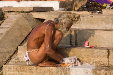 Varanasi, Hindistan.