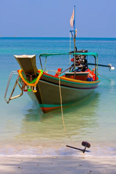 タイの船と海の風景 — ストック写真