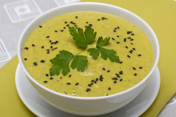 Zuppa di crema di spinaci — Foto Stock