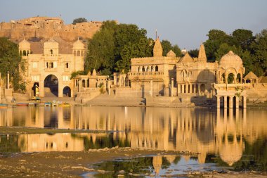 gadisagar lake, jaisalmer, Hindistan